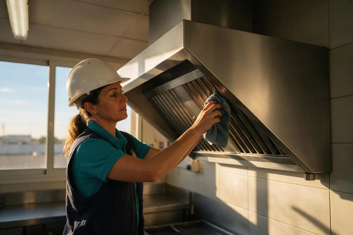 Limpieza de cocinas industriales en Sagunt